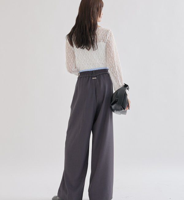  「Wベルトパンツ」|チノ|