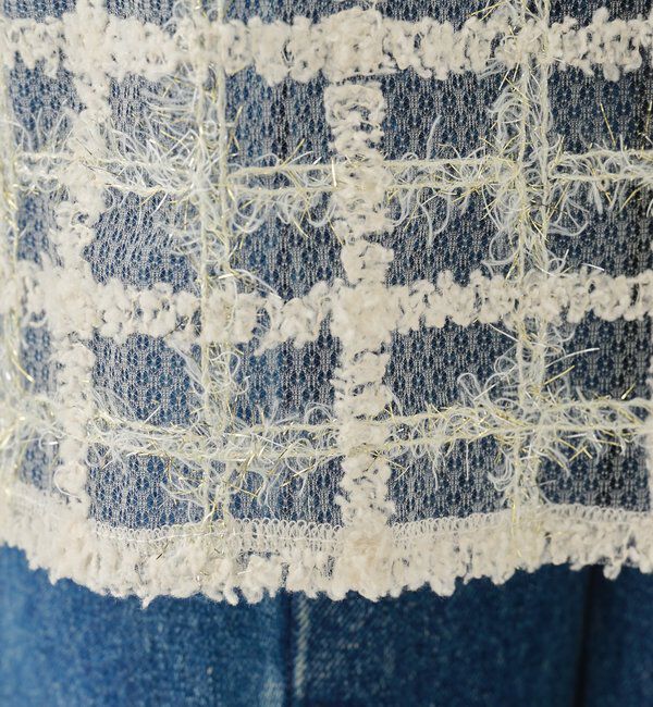  「シャイニーチェックキャミチュニック」|シャツ・ブラウス|