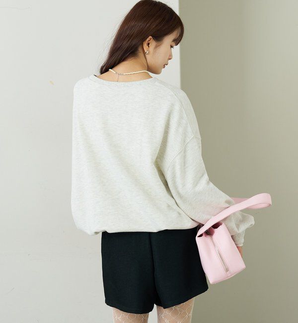  「アップリケロゴスウェット」|パーカー|