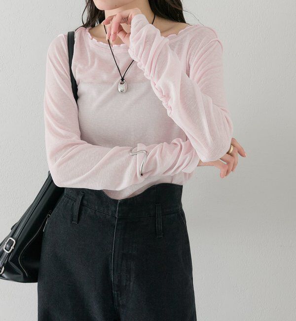  「チュールタグシアーロンT」|Tシャツ・カットソー|