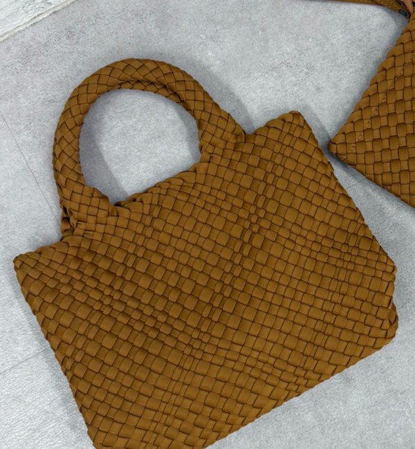  「【GALENA/ガレナ】メッシュバッグ」|トートバッグ|キャメル