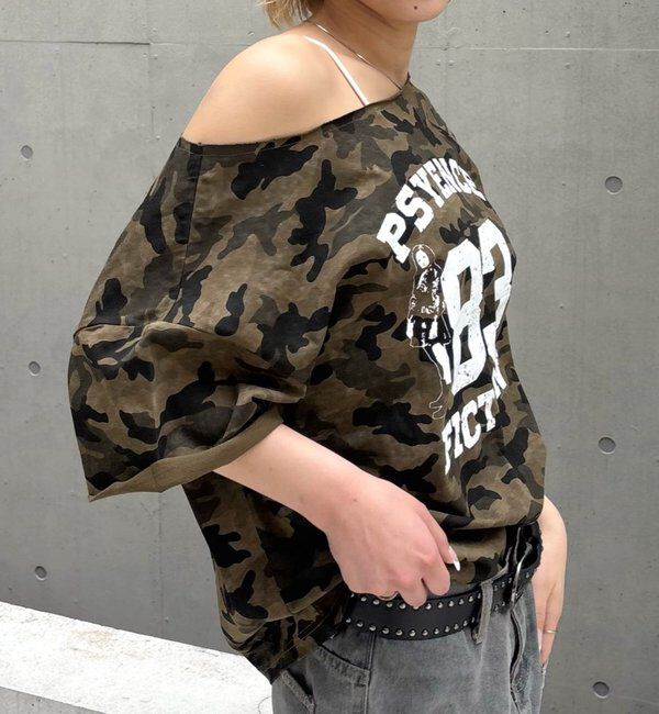  「【新色追加】エリオットオフショルTEE」|Tシャツ・カットソー|