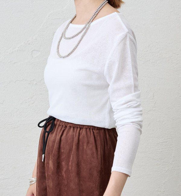  「シアーロングスリーブTee」|Tシャツ・カットソー|