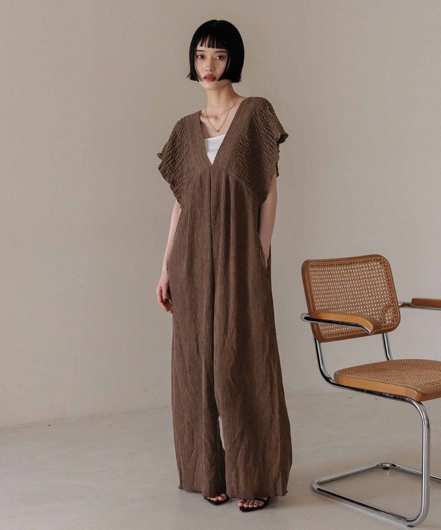 LOWRYS FARM「ヨウリュウシャーリングサロペ」|ワンピース|