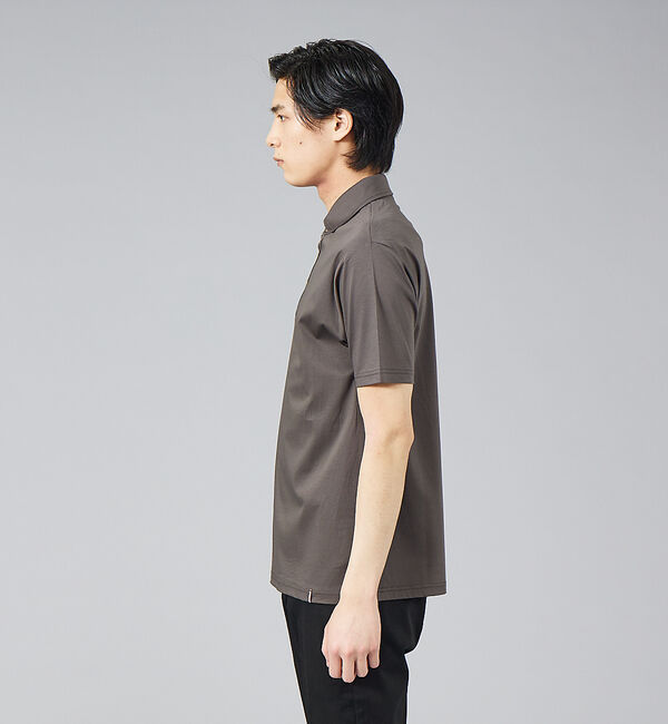 ABAHOUSE「コンパクト シルケット スムース ポロシャツ」|ポロシャツ|