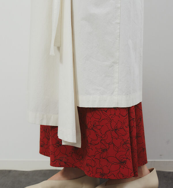 Rouge vif「ウエストリボンアシメトリーコート」|その他|