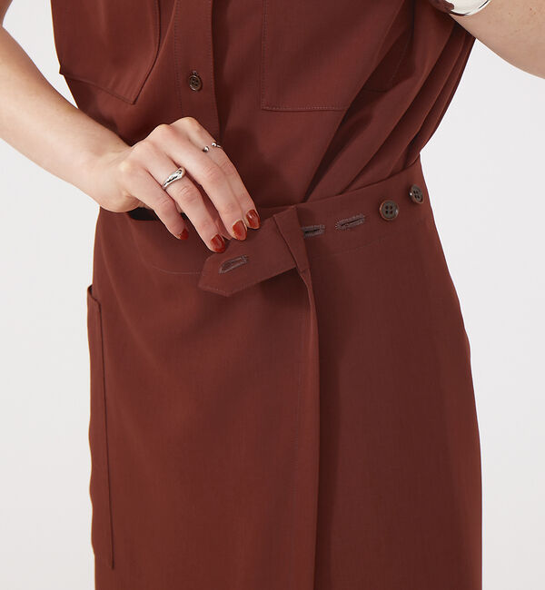 Rouge vif「【セットアップ対応】ラップスカート」|スカート|