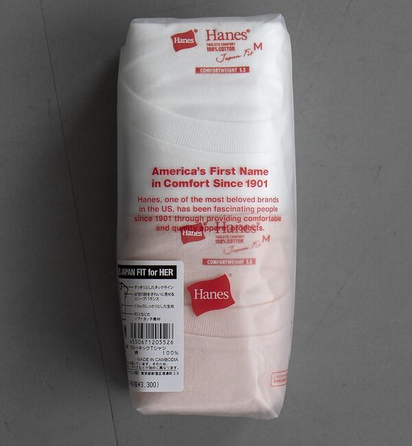 Rouge vif「【Hanes / ヘインズ】クルーネックTシャツ/ジャパンフィット/コットン10」|Tシャツ・カットソー|