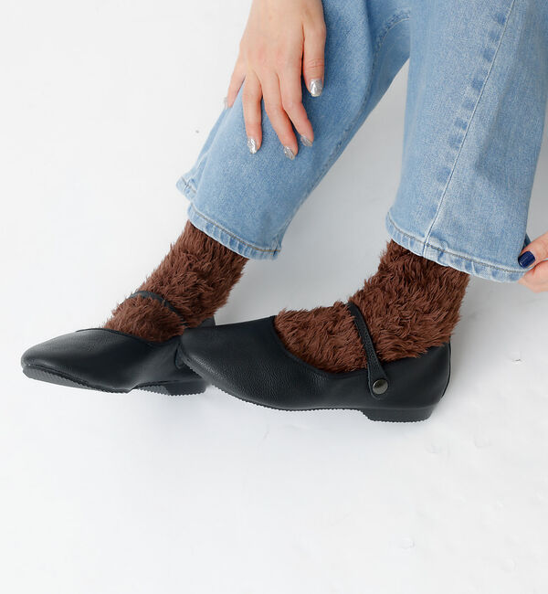 Rouge vif「【YUQRI/ユクリ】Faux fur/靴下/ファー/もこもこ/ギフト【WEB限」|ソックス|