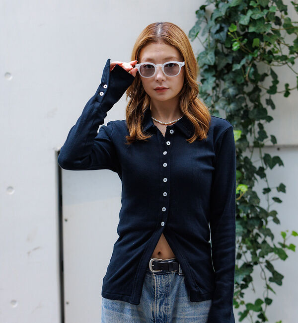 Rouge vif「【IZIPIZI/イジピジ】サングラス/SUN/Old Leather/Moon」|メガネ|