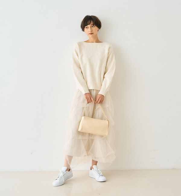 Rouge vif「【一部店舗限定】フェザーラインニットプルオーバー」|ニット・セーター|