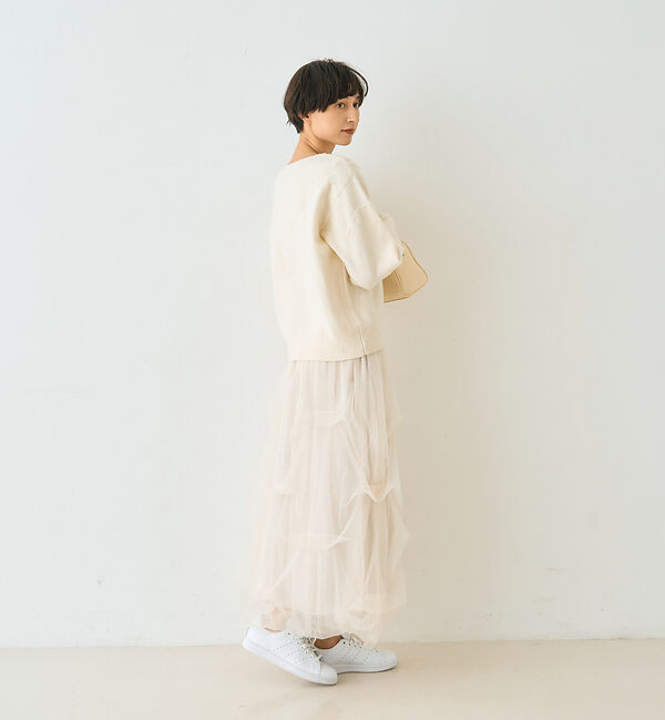 Rouge vif「【一部店舗限定】フェザーラインニットプルオーバー」|ニット・セーター|