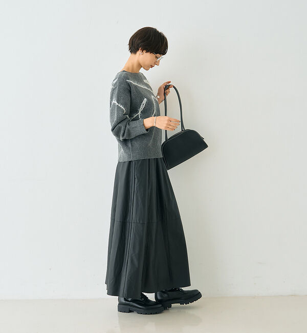 Rouge vif「【一部店舗限定】フェザーラインニットプルオーバー」|ニット・セーター|