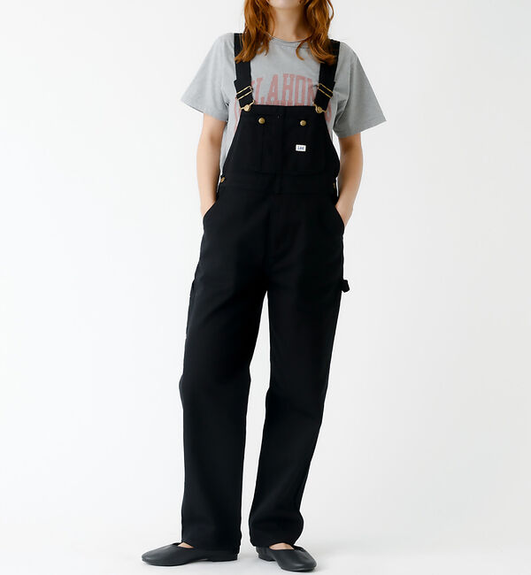 Rouge vif「【LEE / リー】TAPERED OVERALL / テーパードオーバーオール」|オールインワン|ブラック