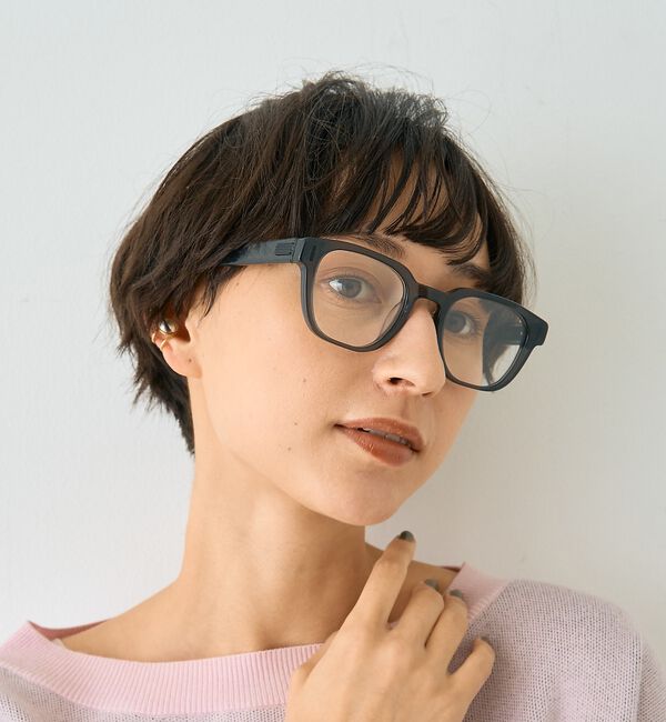 Rouge vif「【SEESON／シーズン】THE PAPER KNIFE 01 スクエアフレーム」|メガネ|