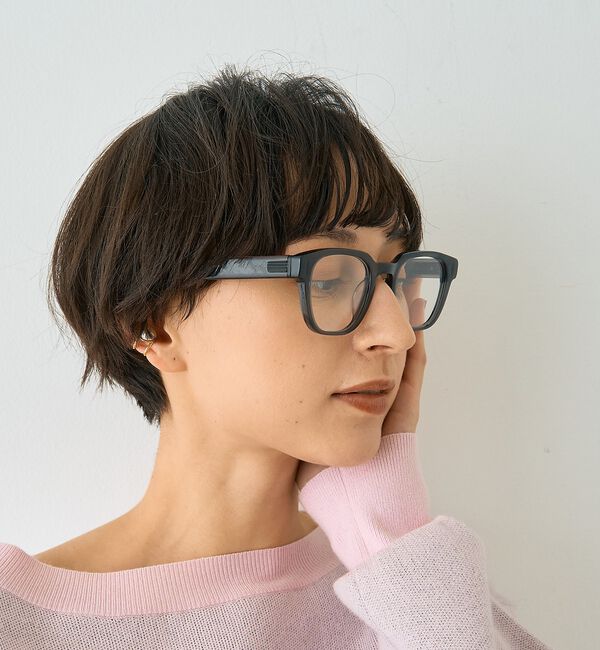 Rouge vif「【SEESON／シーズン】THE PAPER KNIFE 01 スクエアフレーム」|メガネ|