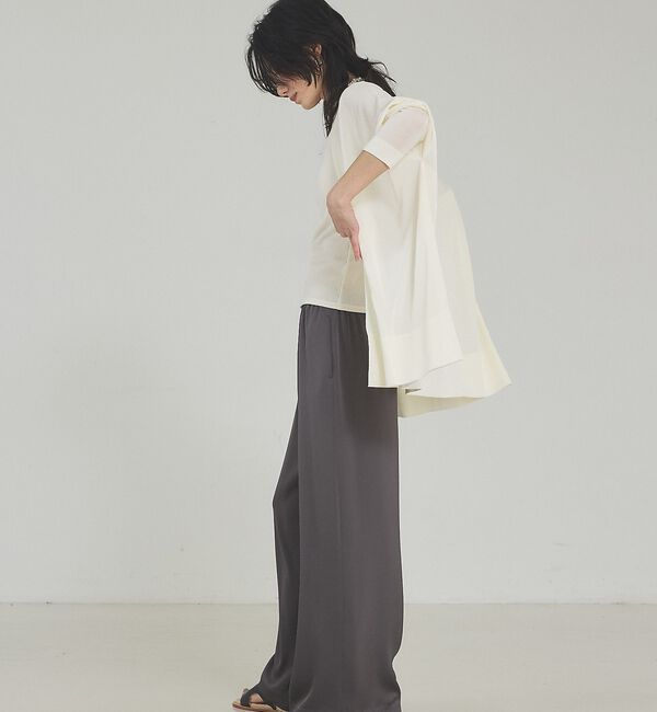 qualite「【接触冷感＆吸水速乾】クールサテンパンツ/セットアップ対応」|その他|