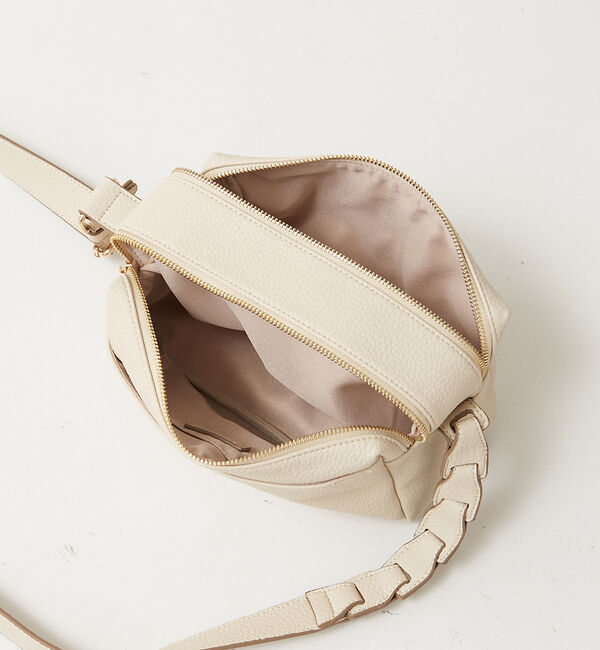 LOWELL things「【TVドラマ使用商品】Frec/WファスナースクエアショルダーBAG」|ショルダー・メッセンジャー|