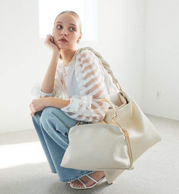 LOWELL things「【STORY掲載】Mira/WハンドルHOBOワンショルダーバッグ」|ショルダー・メッセンジャー|