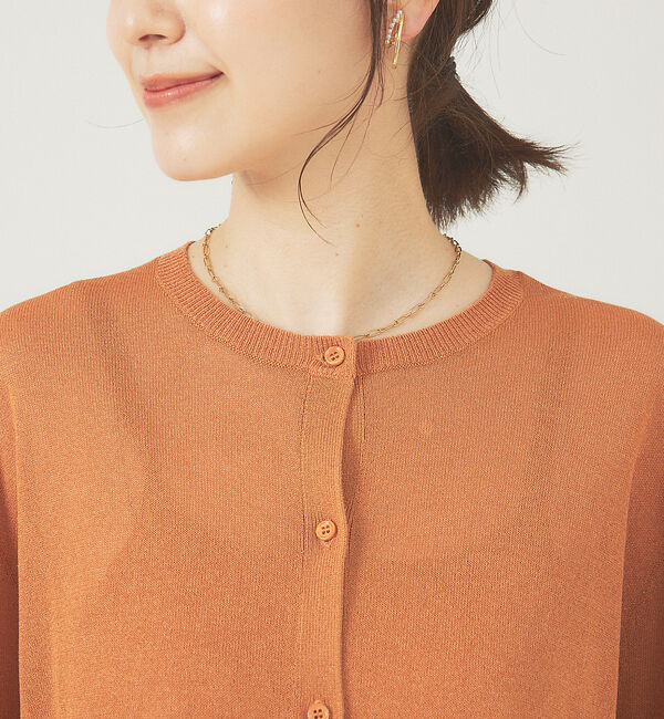 abahouse mavie「シアーアンサンブルサマーニット」|カーディガン|