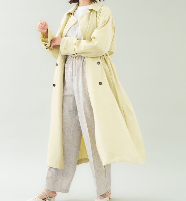 abahouse mavie「ヴィンテージツイルトレンチコート」|トレンチコート|
