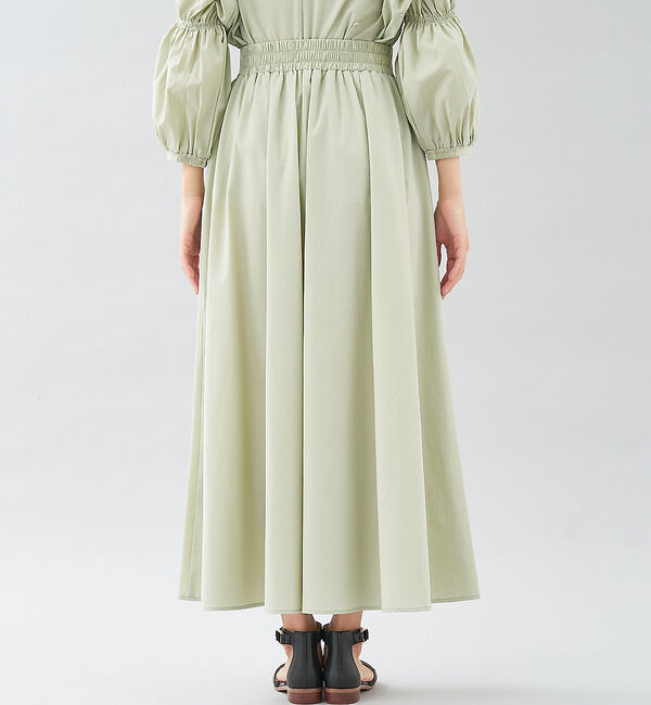 abahouse mavie「ナイロンストレッチロングスカート」|スカート|