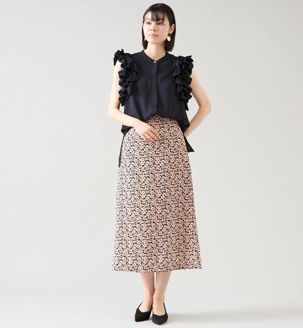 TIARA「サイドフリルブラウス（セットアップ可）」|シャツ・ブラウス|