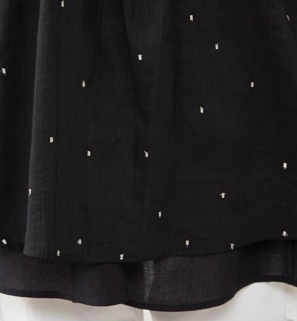 SOFFITTO「ドット刺繍キャミワンピース」|ワンピース|