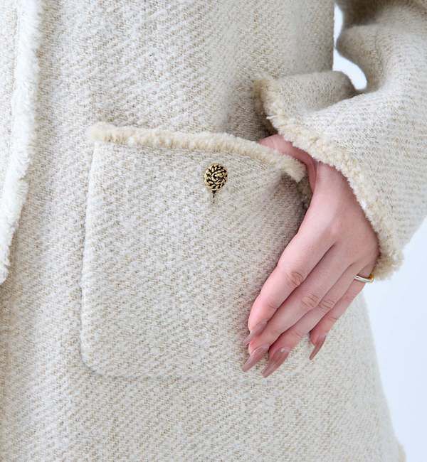 A_「【A_/エース】BALIノーカラーコート」|その他|