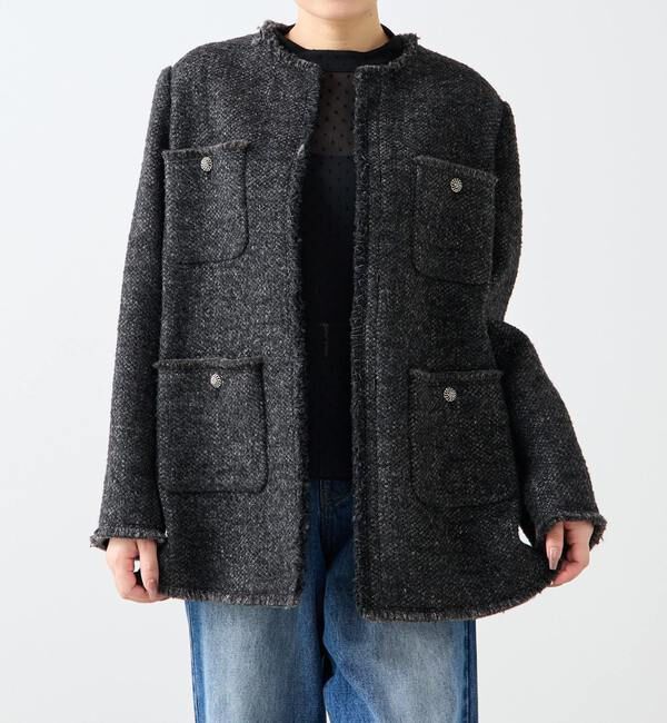 A_「【A_/エース】BALIノーカラーコート」|その他|