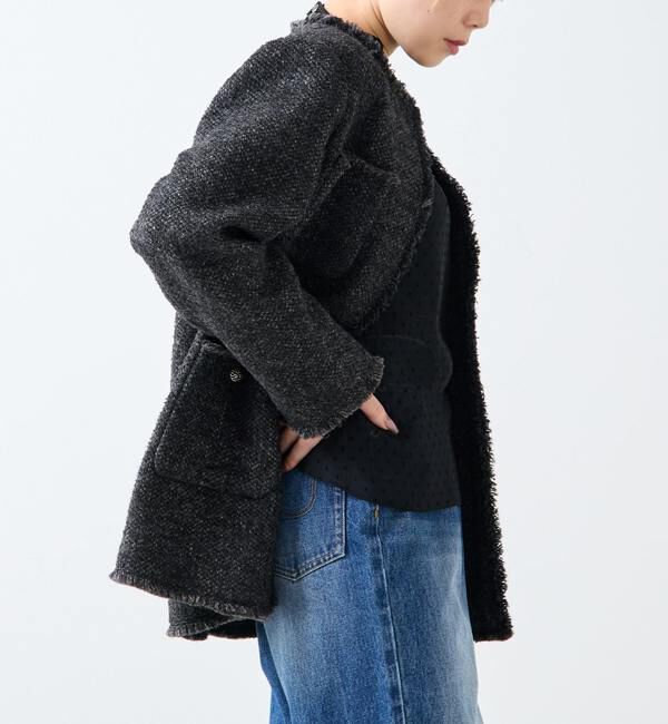 A_「【A_/エース】BALIノーカラーコート」|その他|