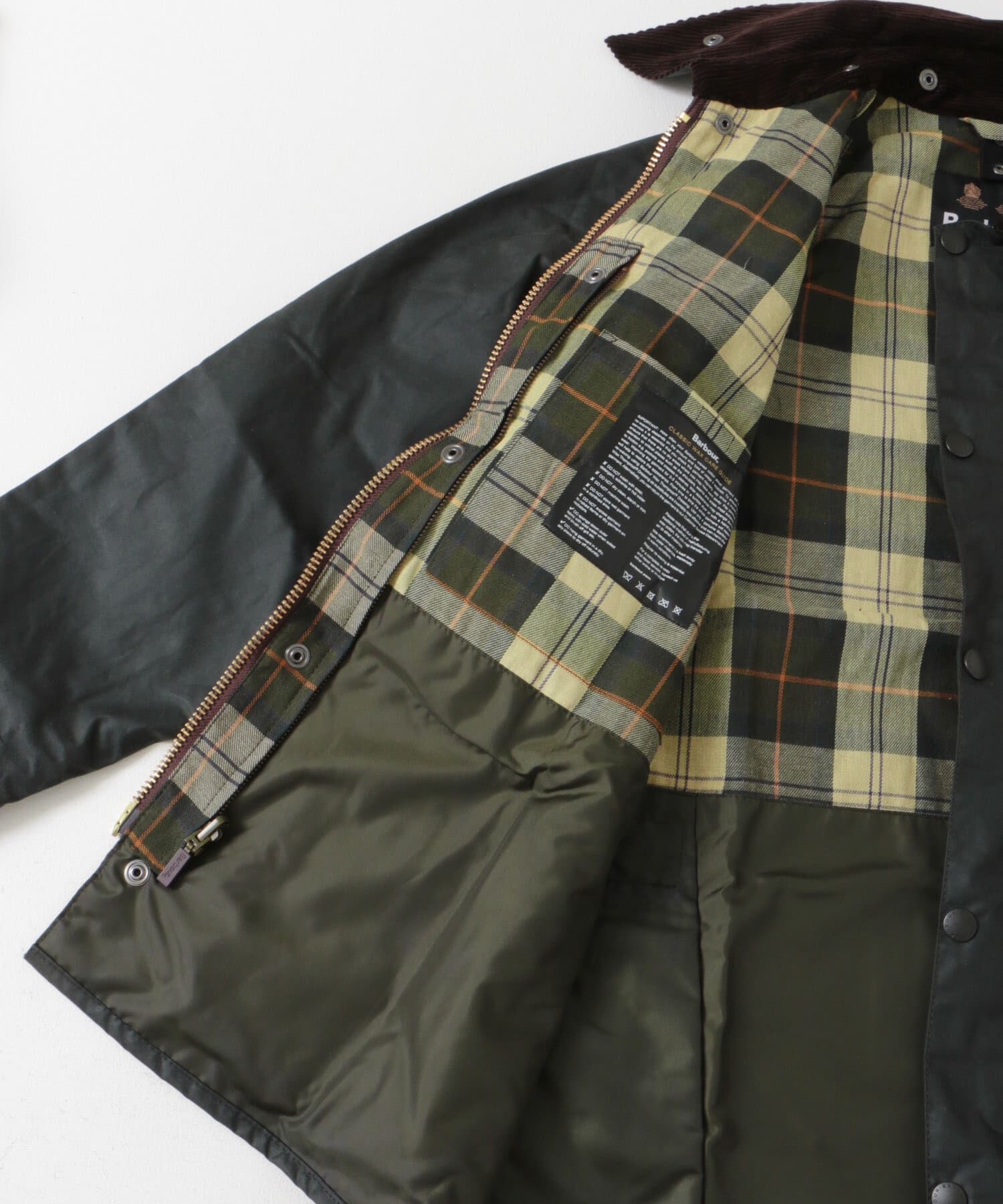 URBAN RESEARCH DOORS「Barbour　BEDALE WAX JACKET」|ノーカラーコート|