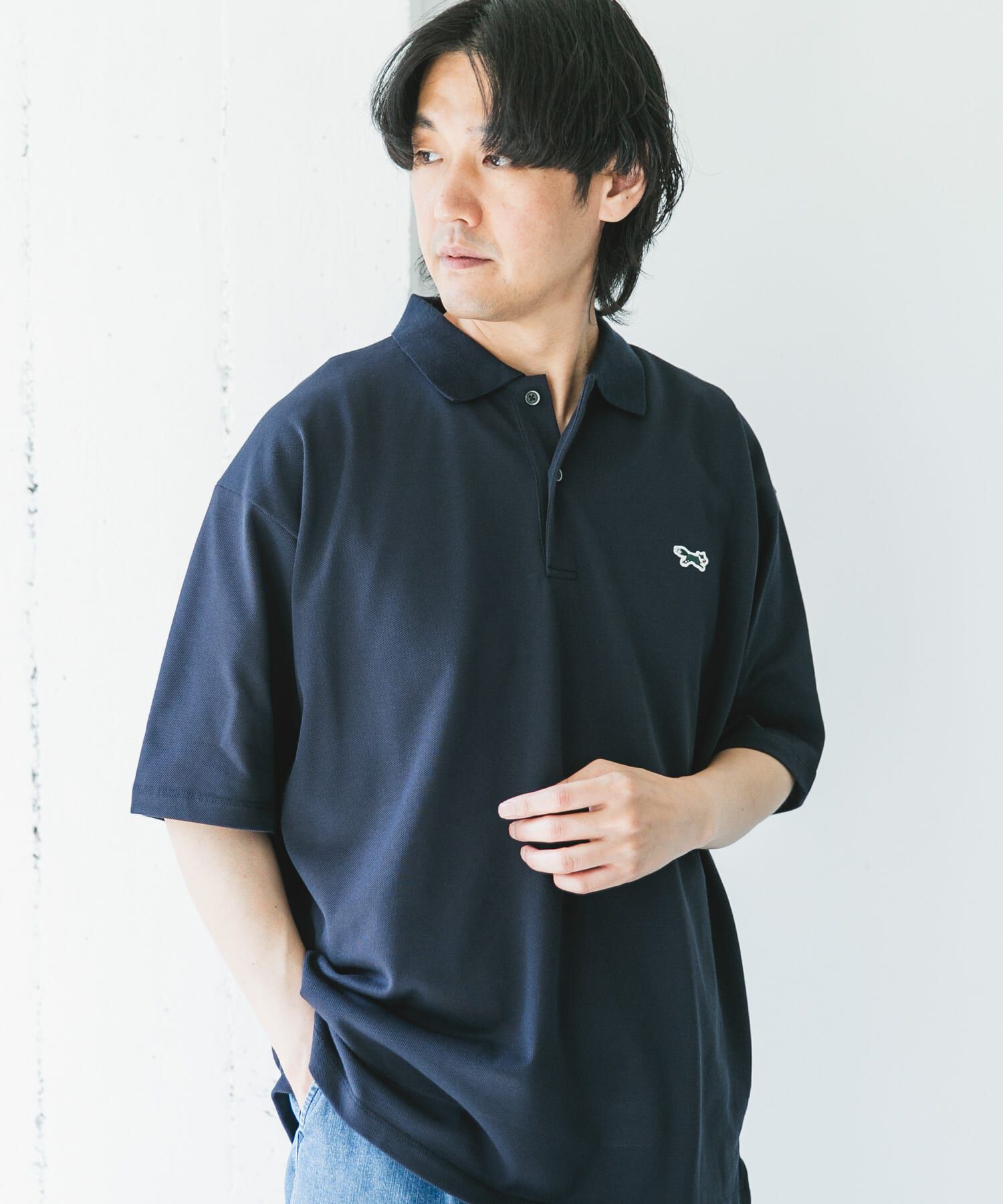 URBAN RESEARCH DOORS「『XLサイズ/WEB限定』『別注』PENNEYS&times;DOORS　THE FOX 鹿の子 ポロシャツ」|ポロシャツ|