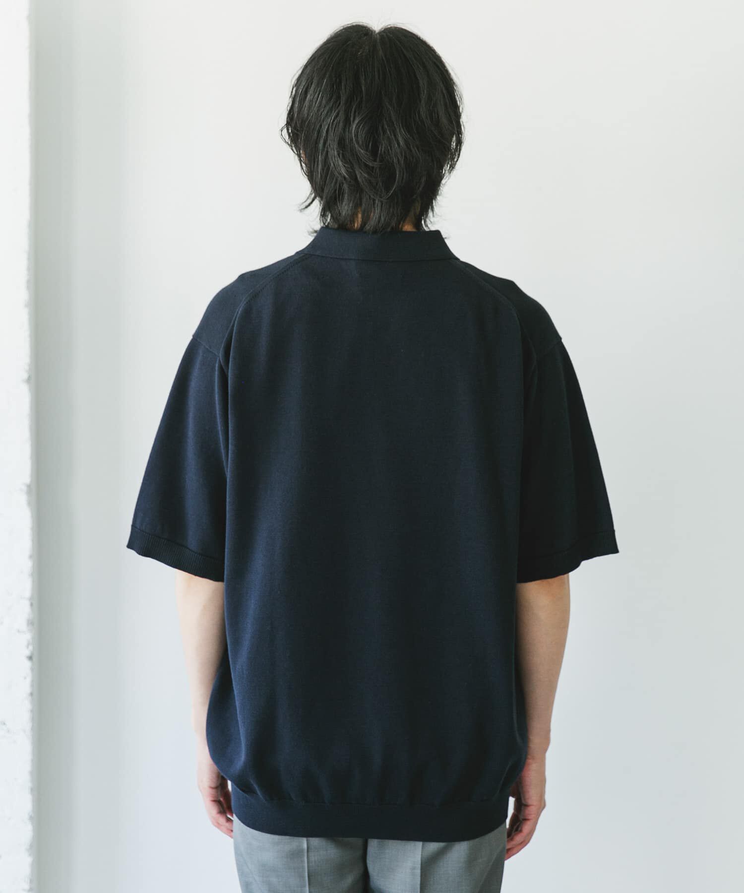 URBAN RESEARCH DOORS「『XLサイズ/WEB限定』『別注』PENNEYS&times;DOORS　THE FOX ハイゲージ ニットポロ」|ポロシャツ|