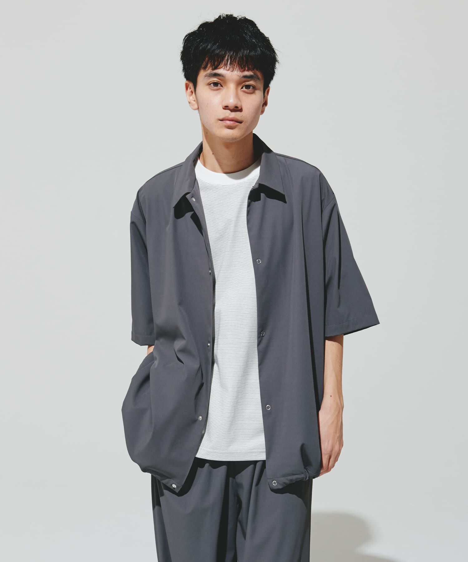 URBAN RESEARCH DOORS「『仁村紗和さん着用』『UR TECH』サマシェア シャツカーディガン」|シャツ・ブラウス|