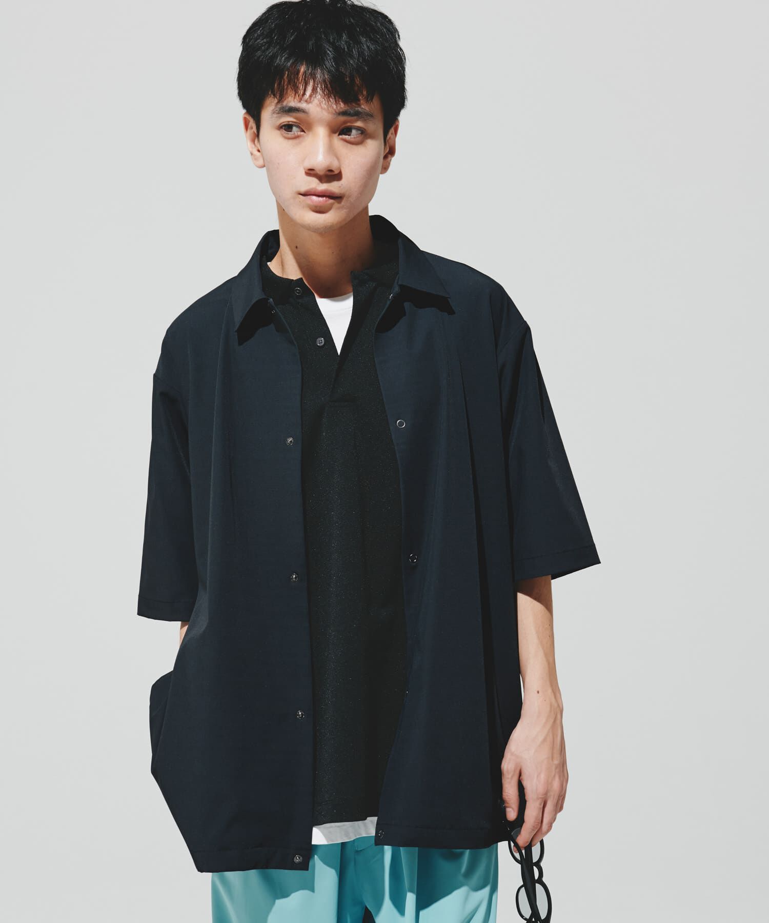 URBAN RESEARCH DOORS「『仁村紗和さん着用』『UR TECH』サマシェア シャツカーディガン」|シャツ・ブラウス|