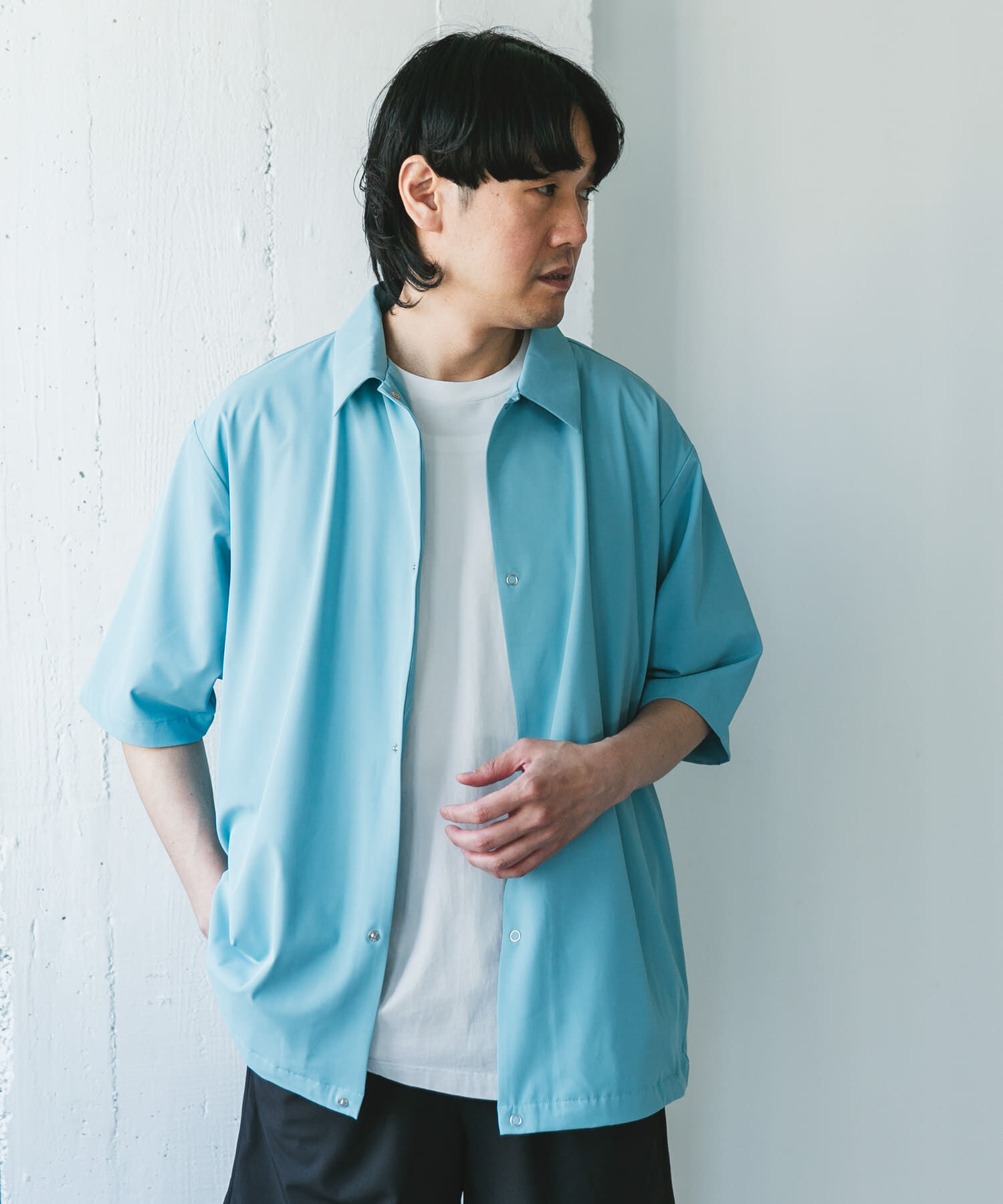 URBAN RESEARCH DOORS「『仁村紗和さん着用』『UR TECH』サマシェア シャツカーディガン」|シャツ・ブラウス|