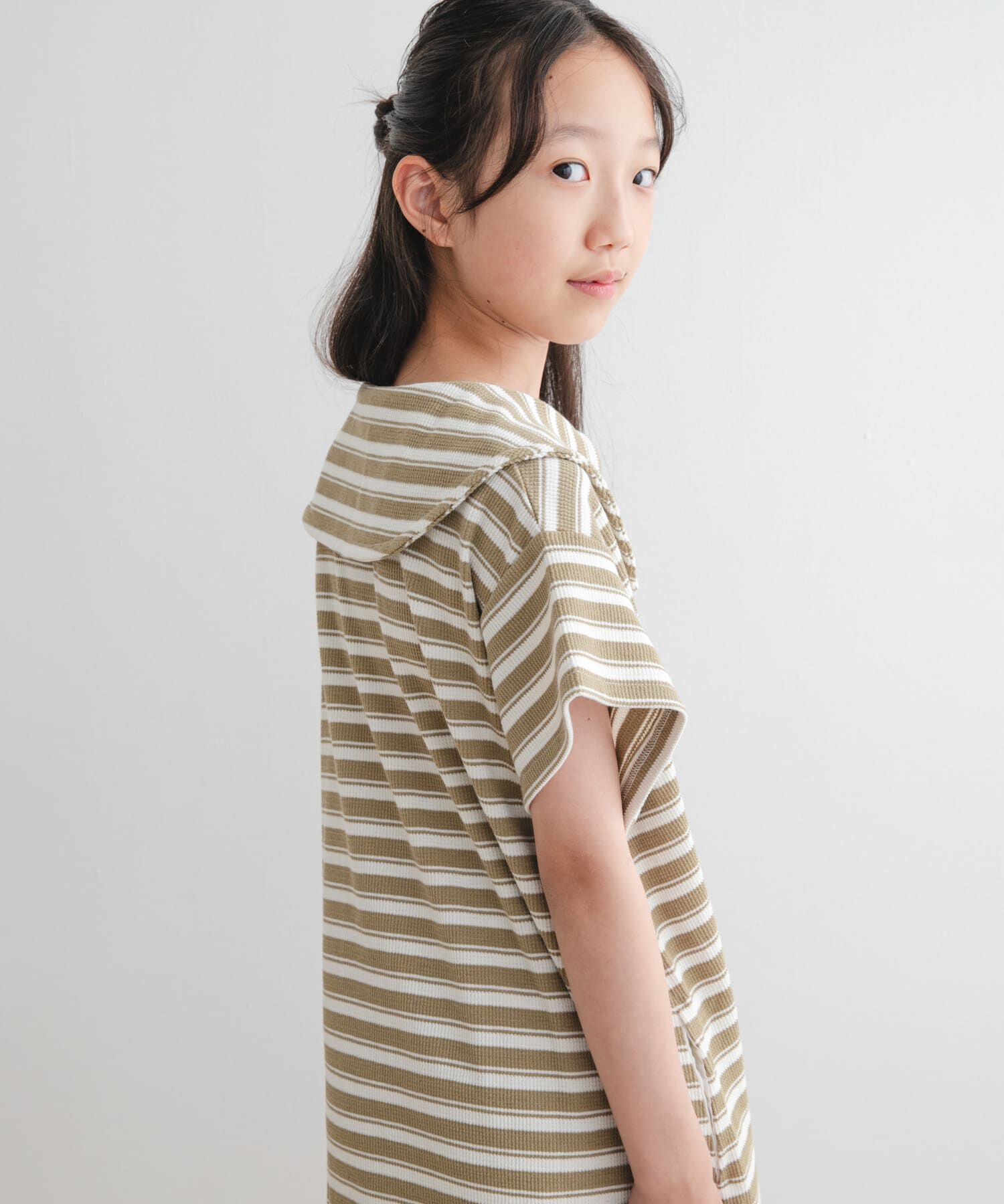 URBAN RESEARCH DOORS「『WEB/一部店舗限定サイズ』セーラーカラーカットワンピース(KIDS)」|ワンピース|