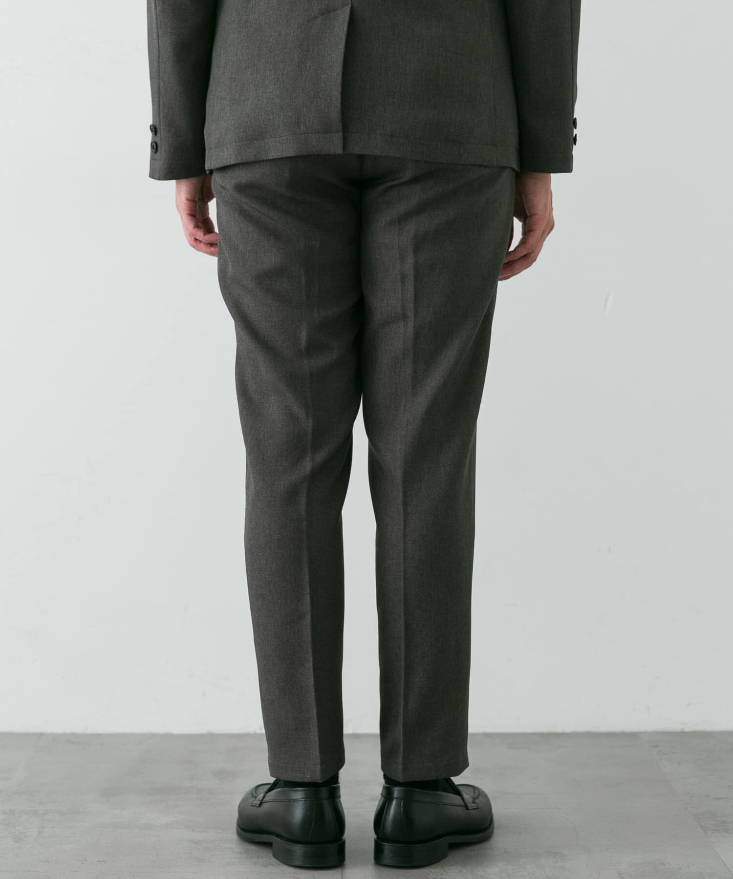 URBAN RESEARCH DOORS「LIFE STYLE TAILOR　ブラッシュドウールライクストレッチパンツ」|スラックス|