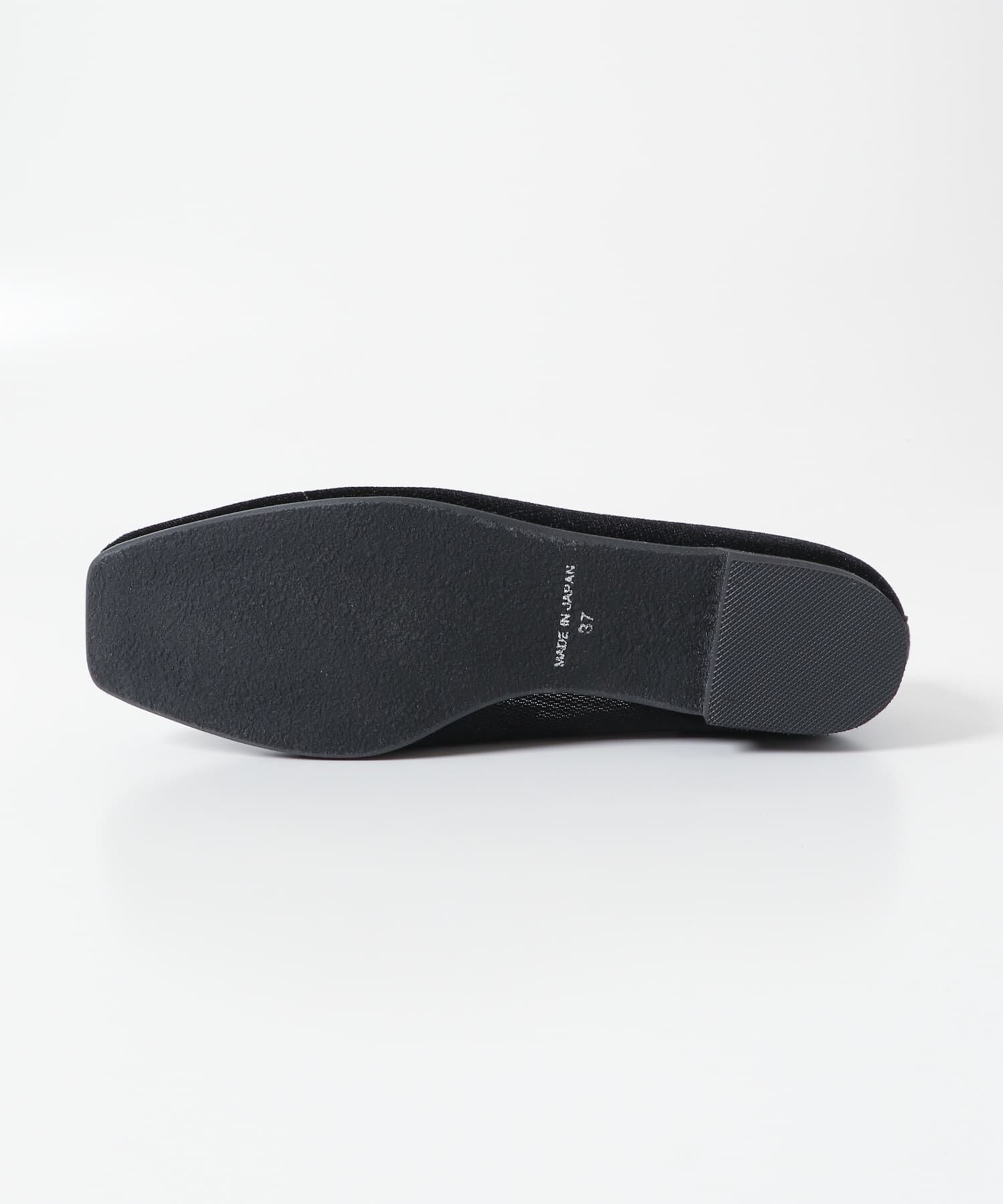 RODE SKO「『MADE IN JAPAN』スクエアベロアメッシュフラット」|バレエシューズ|