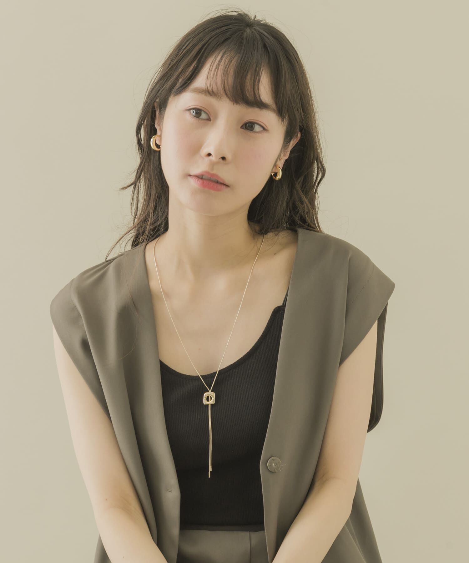 SMELLY「リッタイメタルフープイヤリング」|イヤリング|