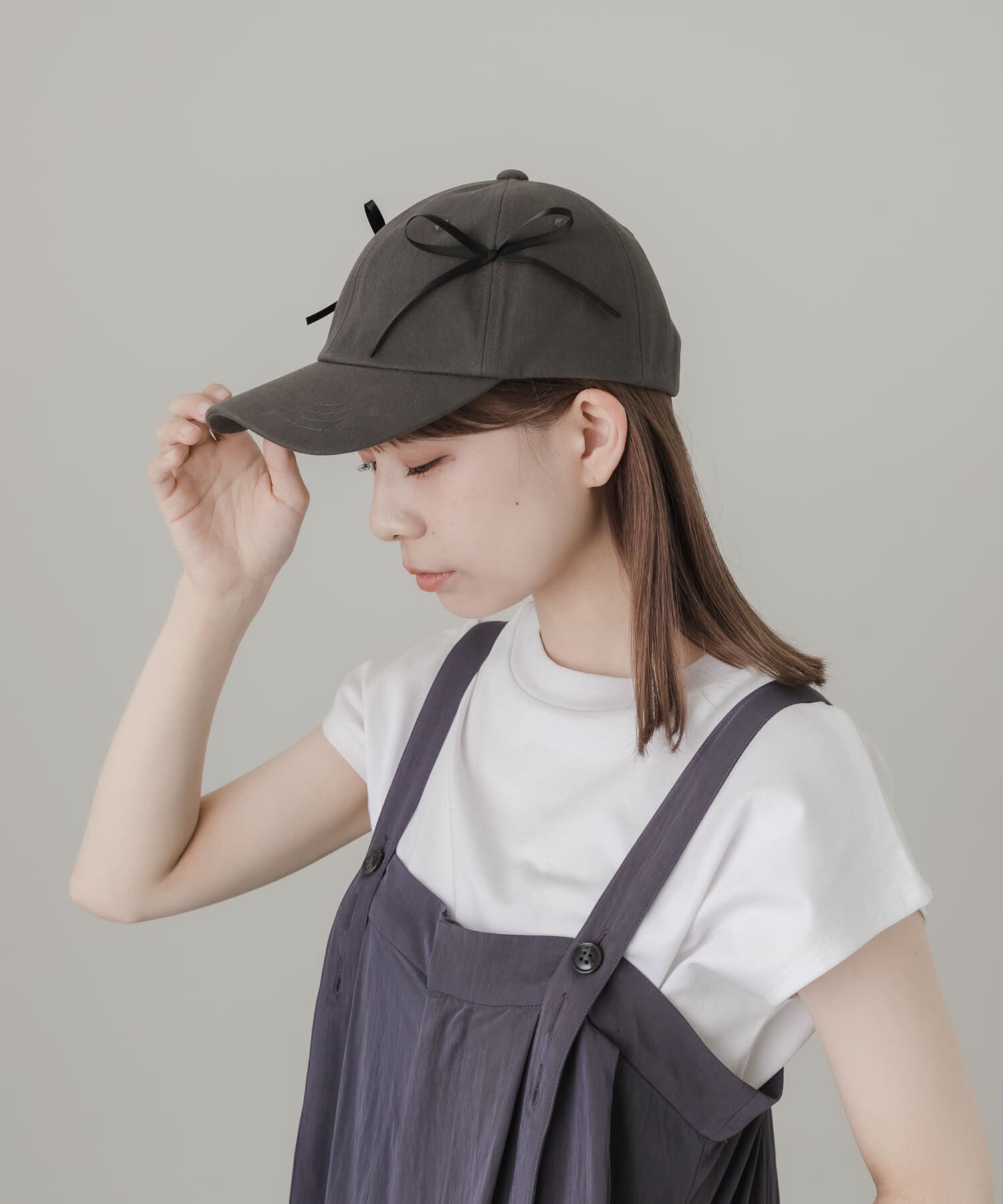 SMELLY「リボンコットンキャップ」|キャップ・キャスケット|