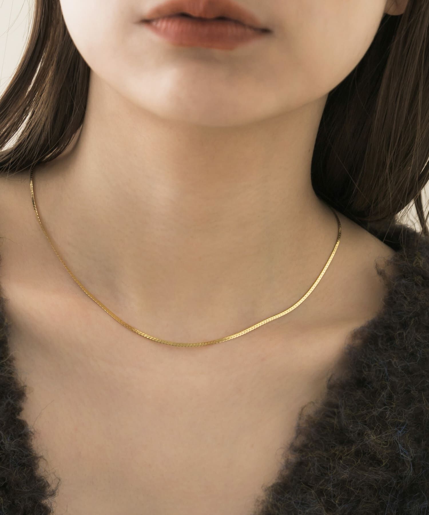 SMELLY「サージカルステンレスプレーンネックレス」|ネックレス|