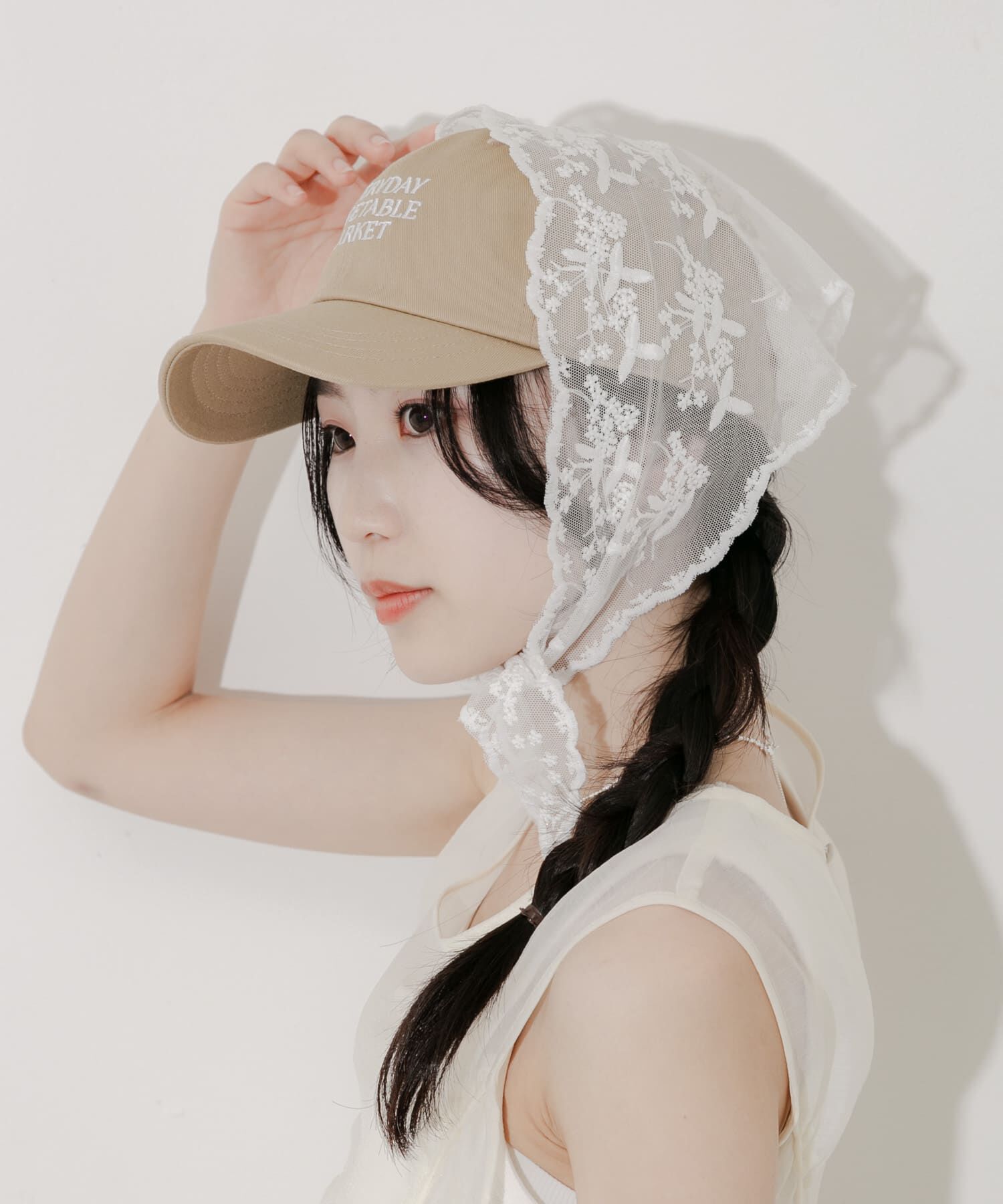 SMELLY「レーススカーフ」|バンダナ・スカーフ|