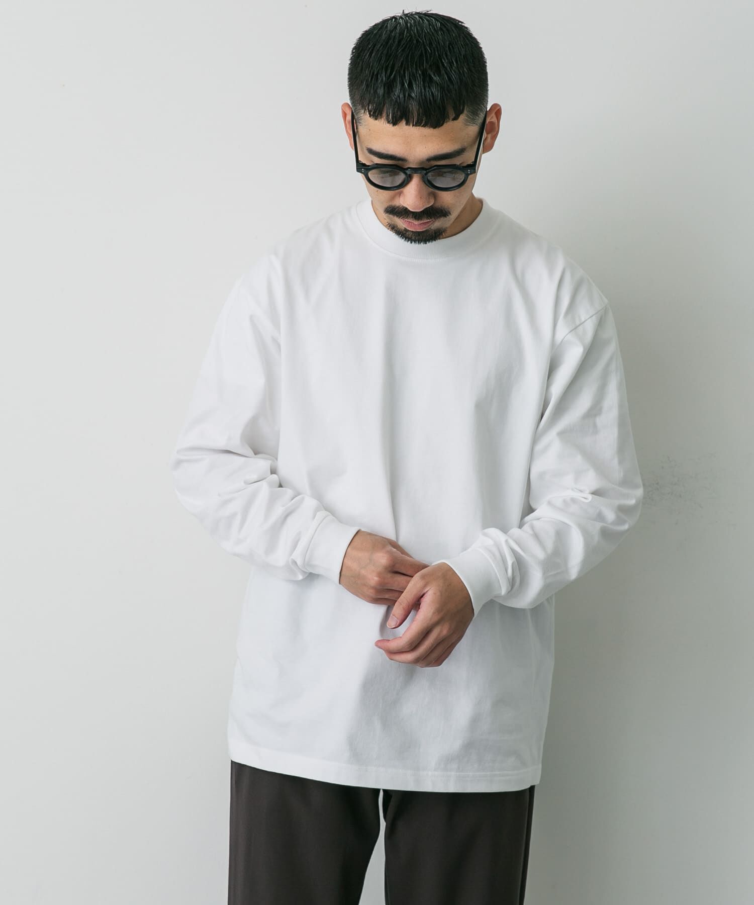 URBAN RESEARCH DOORS「『別注』HANES&times;DOORS　BEEFY-T DOORS FIT LONG-SLEEVE」|Tシャツ・カットソー|