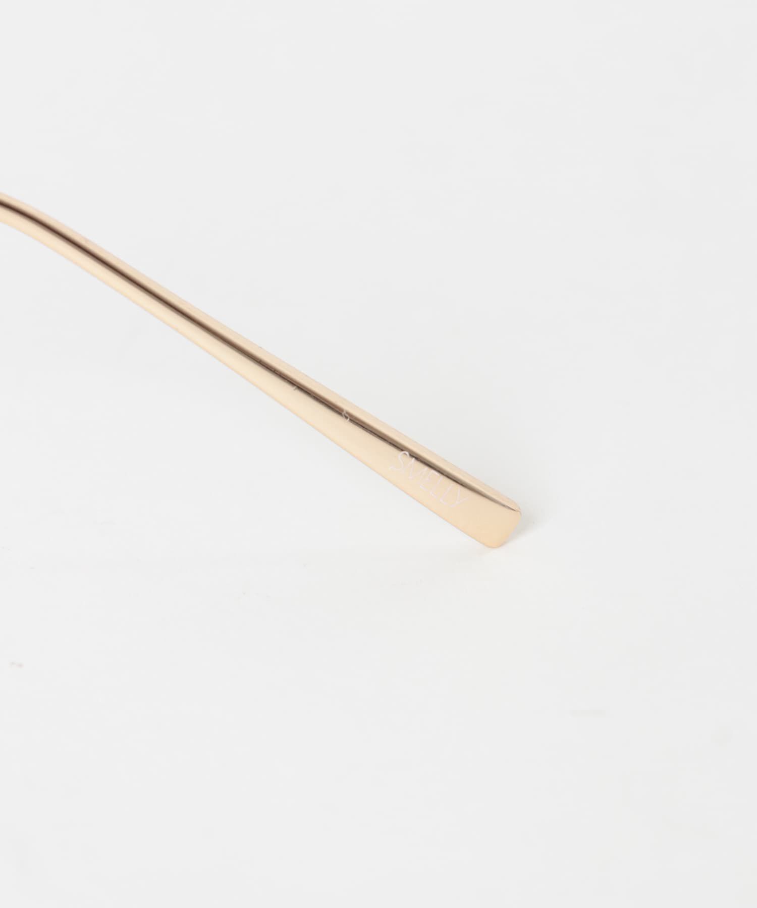 SMELLY「メタルスクエアダテメガネ」|メガネ|