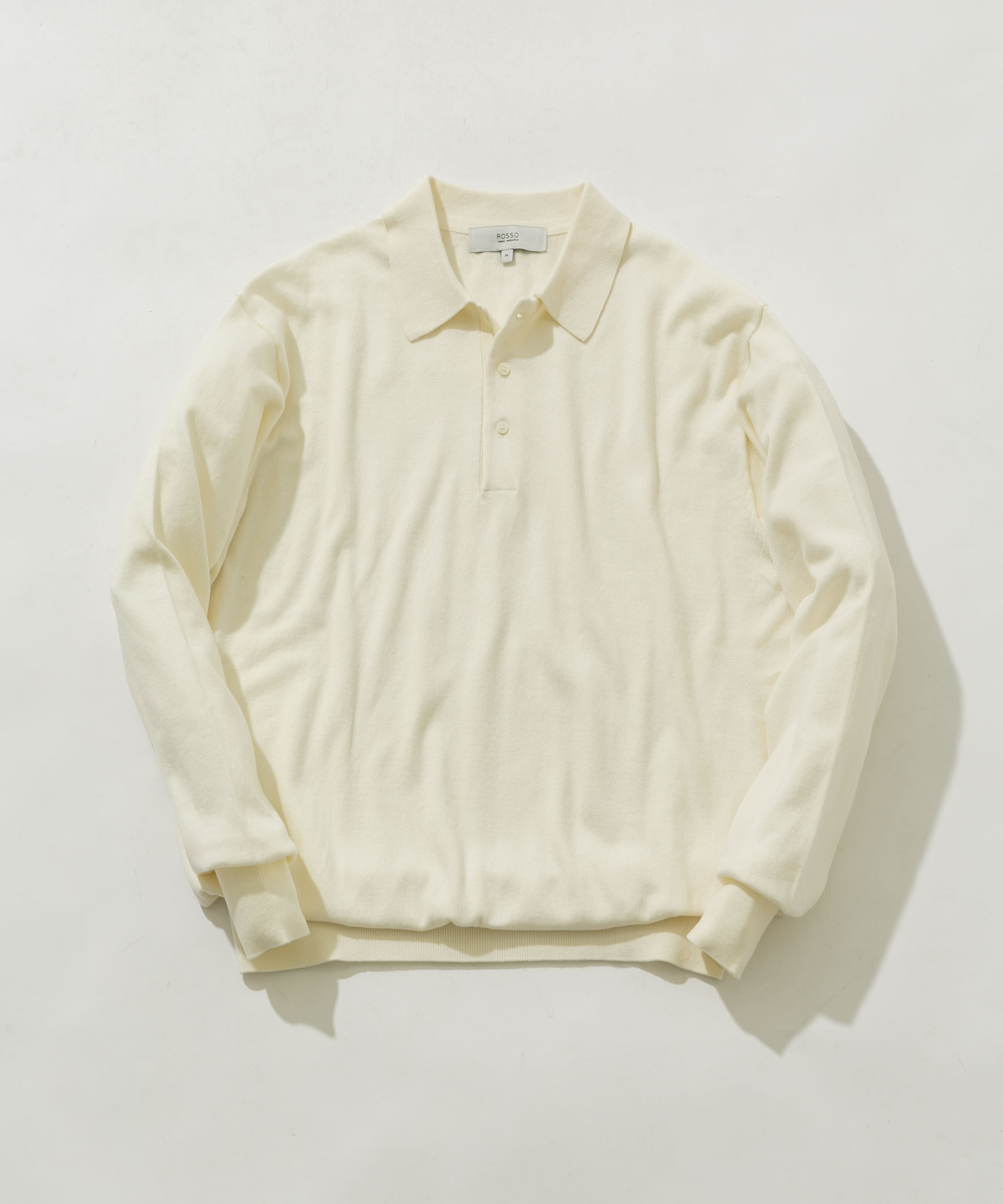 URBAN RESEARCH ROSSO「コットンカシミヤニットポロシャツ」|ニット・セーター|