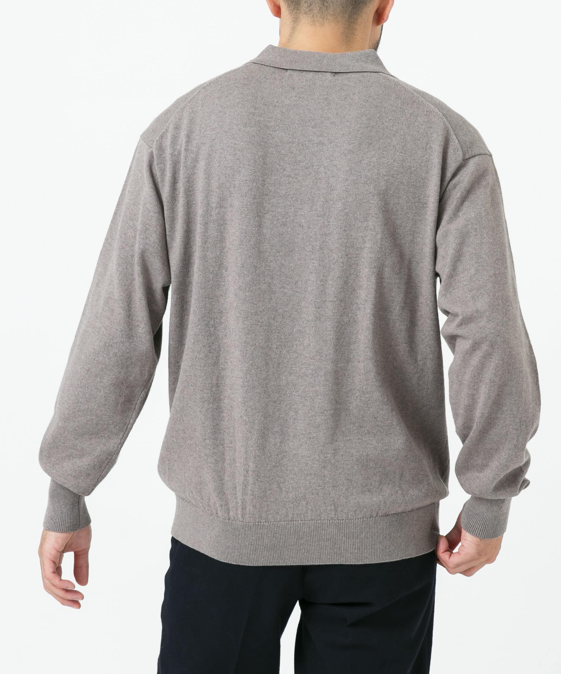 URBAN RESEARCH ROSSO「コットンカシミヤニットポロシャツ」|ニット・セーター|