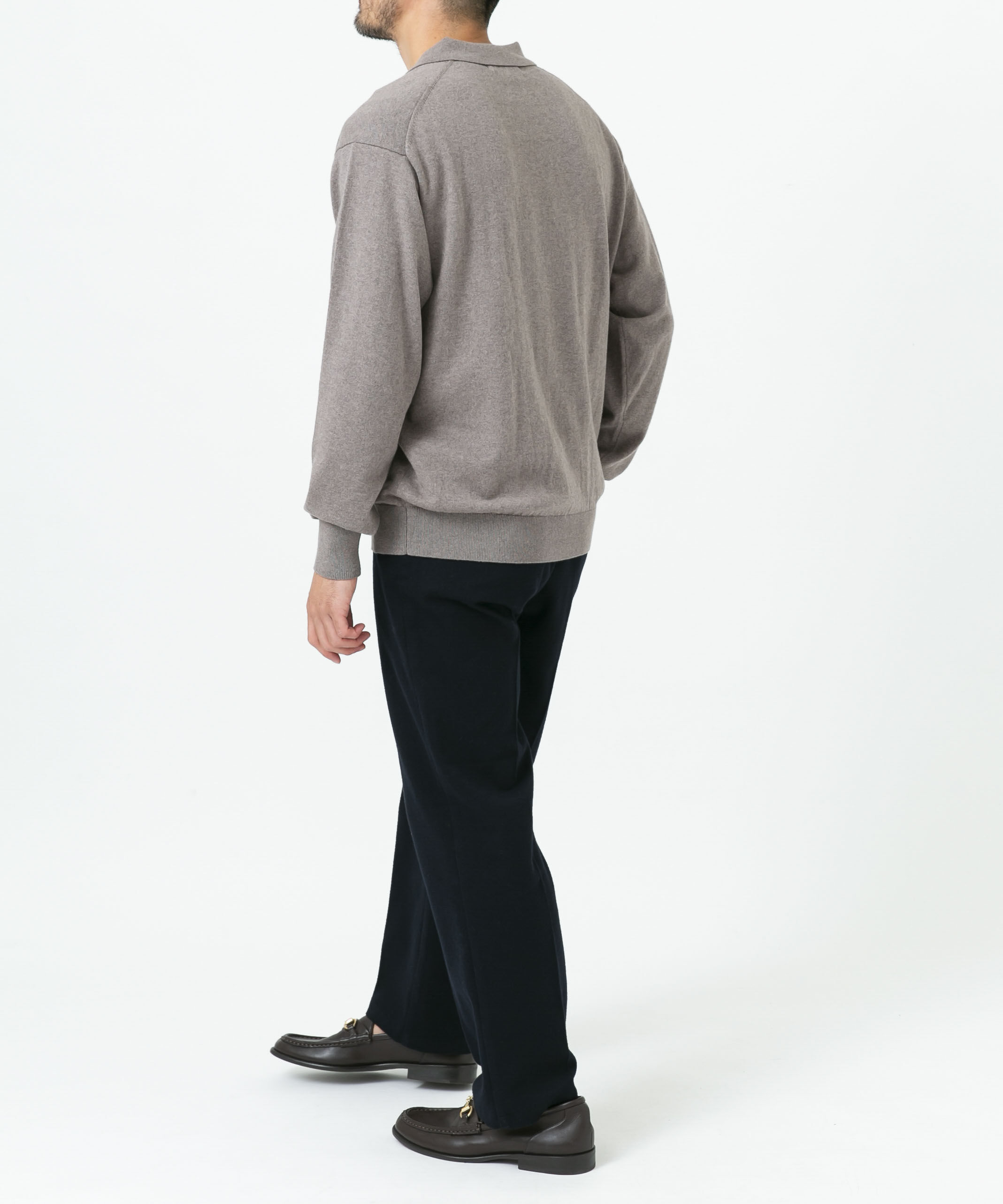 URBAN RESEARCH ROSSO「コットンカシミヤニットポロシャツ」|ニット・セーター|