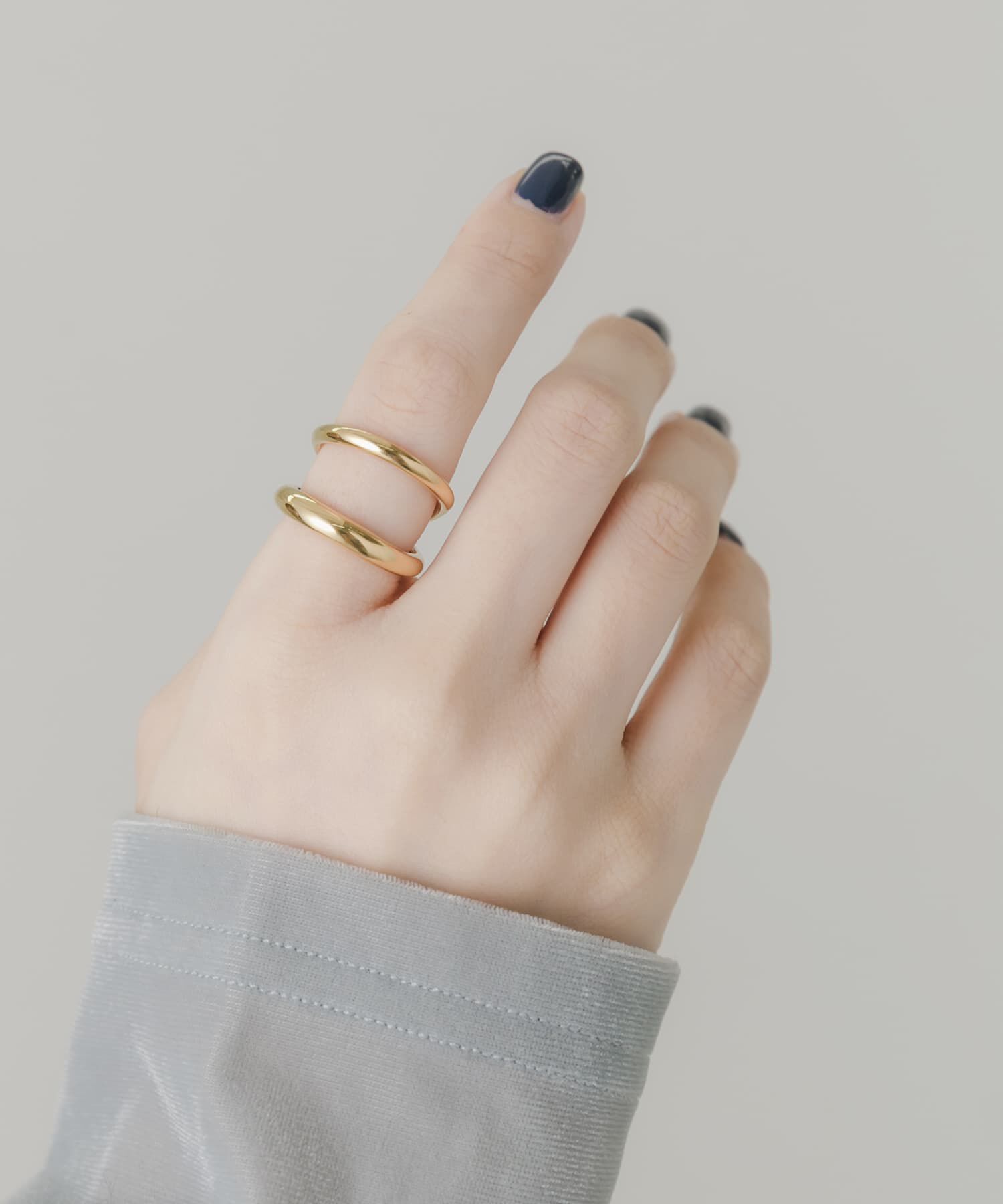 SMELLY「ステンレスニュアンスラインリング」|リング|